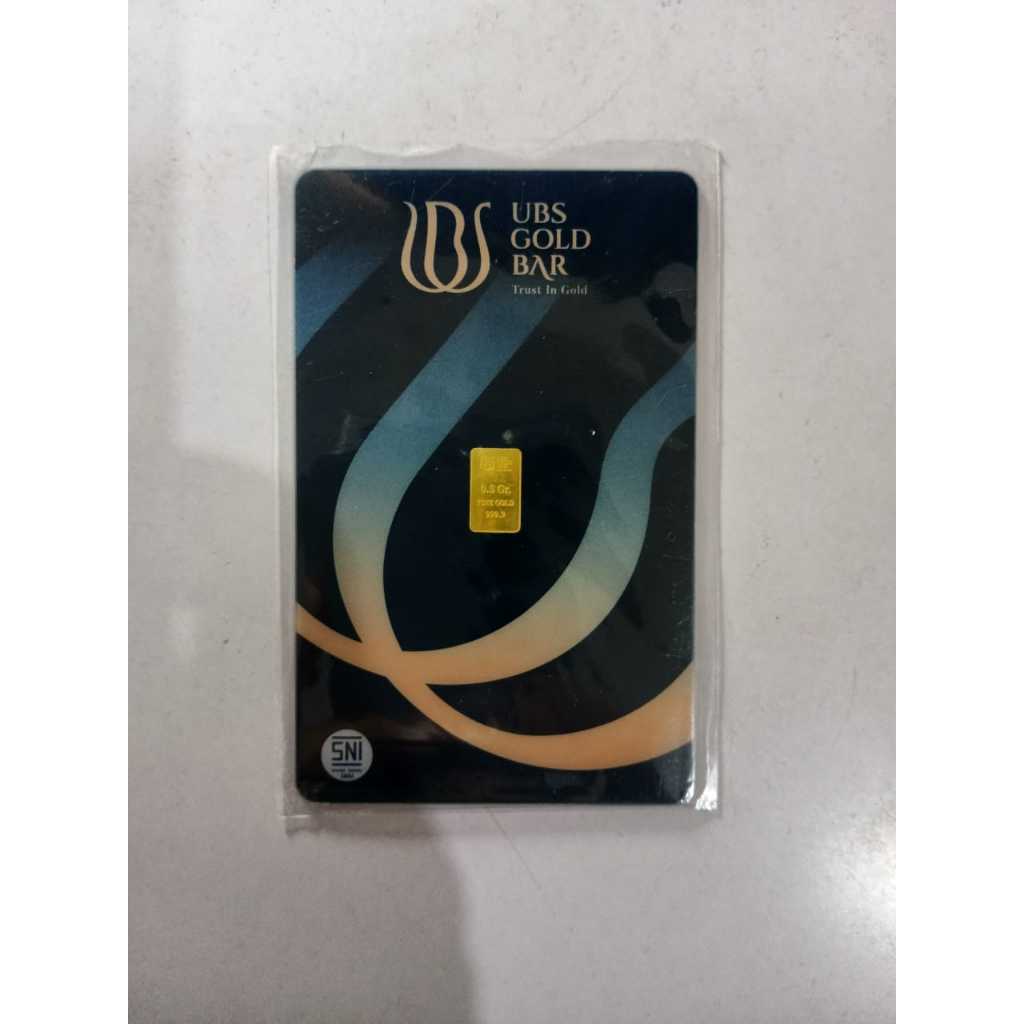 UBS GOLD PRESS BATIK BARCODE 0,5 GRAM 24K UBS