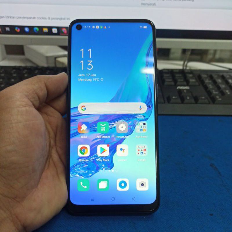 HANDPHONE BEKAS SECOND OPPO A53 6/128 UNIT ONLY