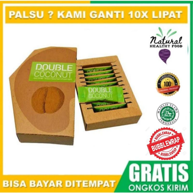 

Double Coconut Asli Original 100% 10 Sachet