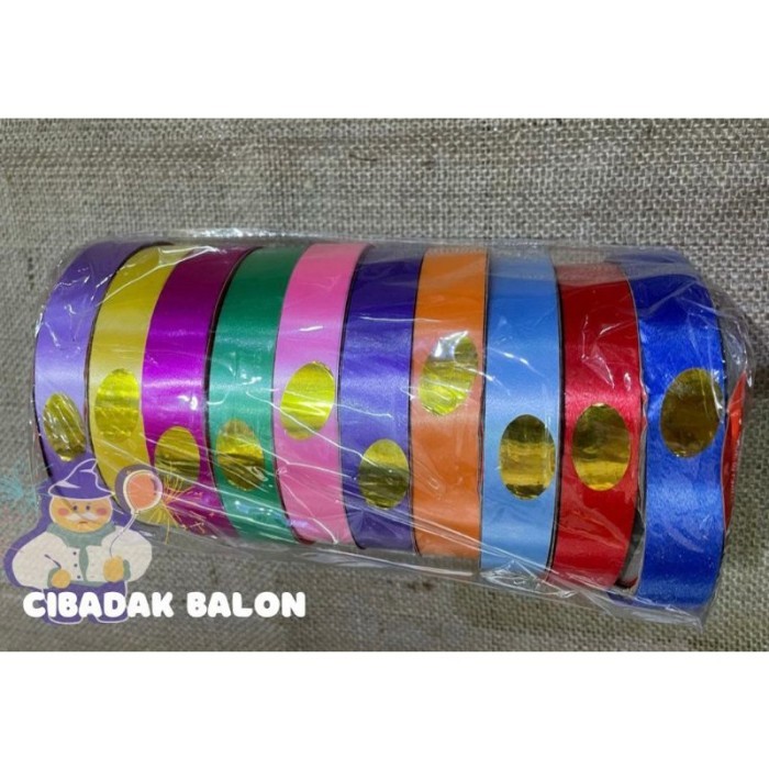 Pita Kado 3/4inch / Pita Plastik Polos / Pita Jepang 2 cm / Colour Ribbon