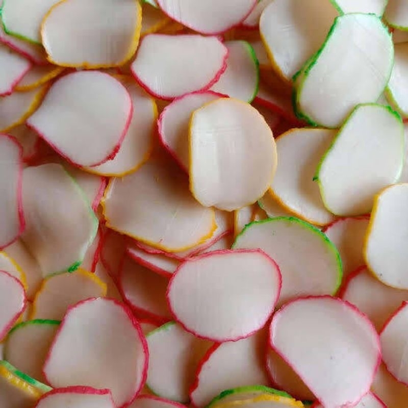 

Krupuk Bawang mentah warna warni | siap goreng tanpa jemur