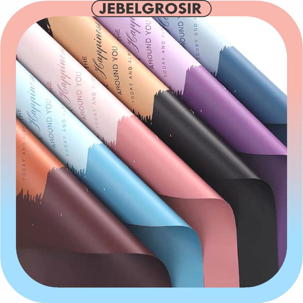 

Kertas Buket Bunga Cellophane Dua Warna Flower Wrapping Paper BiColor 2 Warna Ecer KB6018