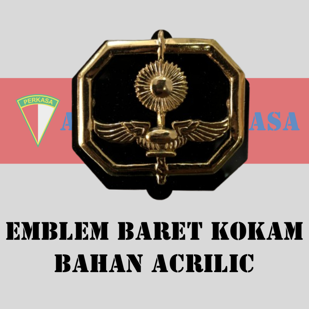Amanat Perkasa-Emblem kokam emblem baret kokam bahan  akrilik
