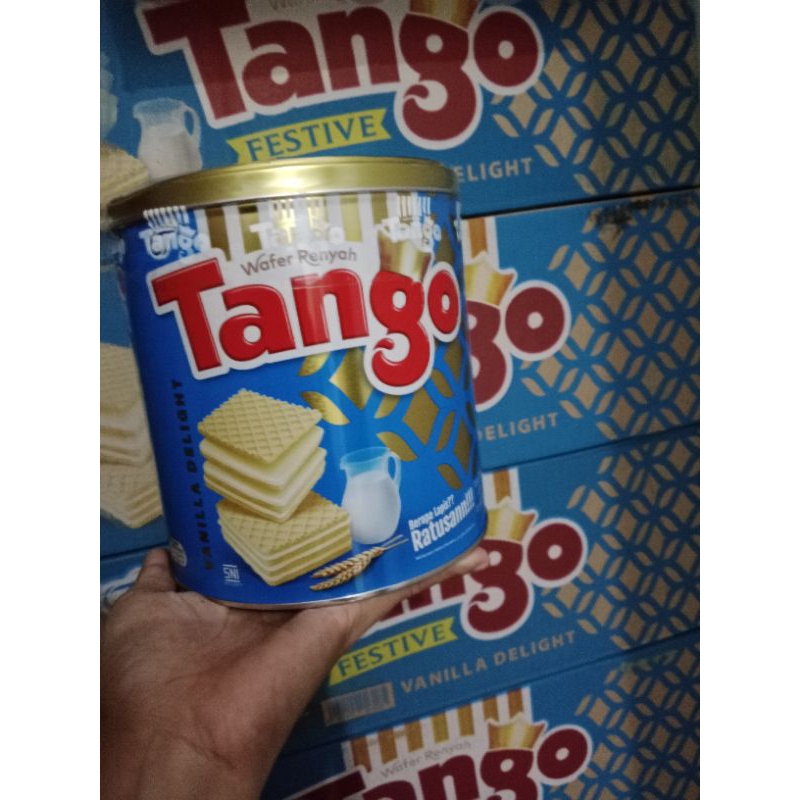 

tanggo kaleng rasa vanila isi 6
