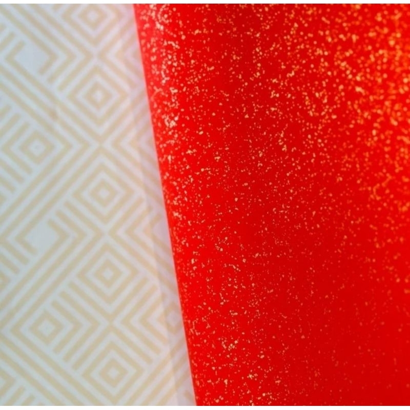 

P-091 4 Foot Xing Wen Zhai Batik Red Paper