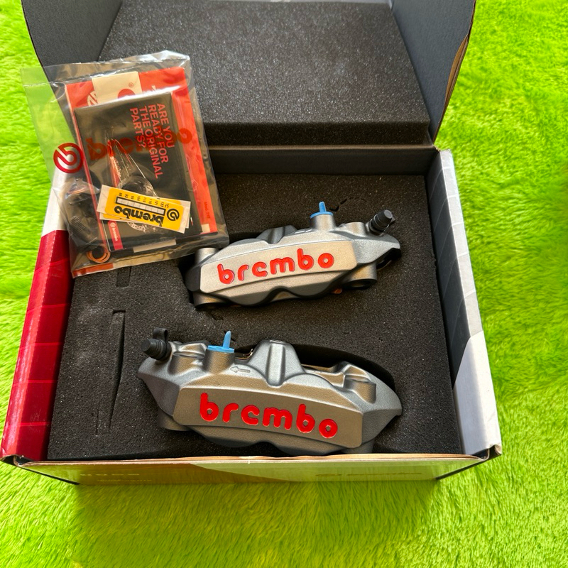 kaliper radial monoblok brembo M4 108 4P X 34mm grey red logo by Brembo SPA original italy 🇮🇹