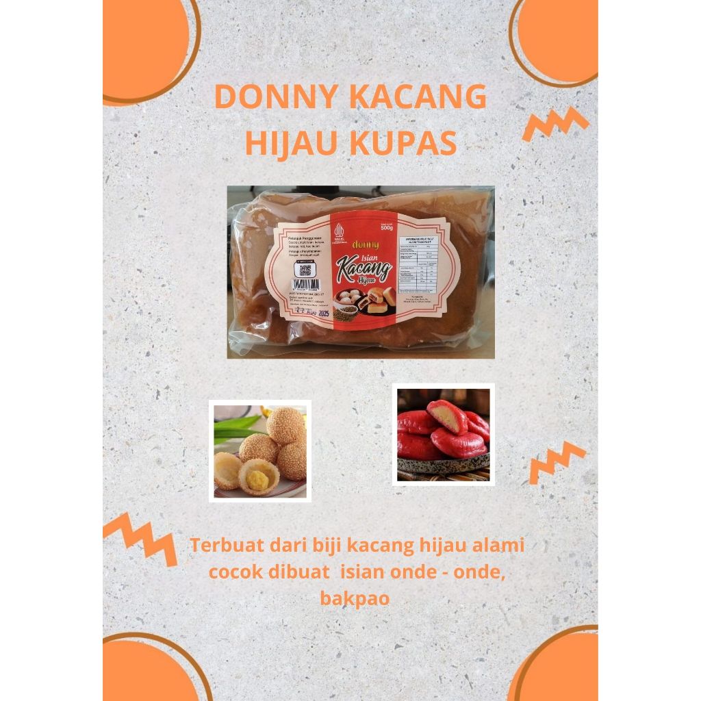 

DONNY kacang hijau kupas 500 gr