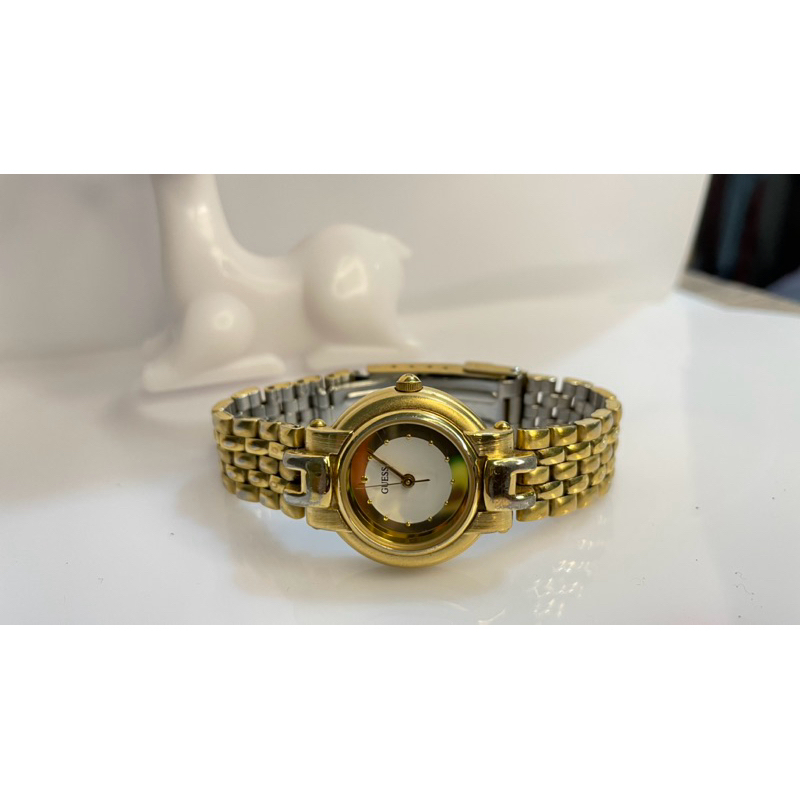 jam tangan wanita guess gold plated