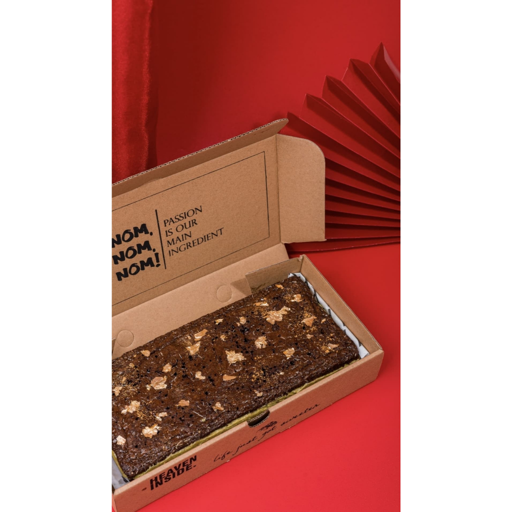 

Brownies Dark Chocolate Pistachio Kunafa Chinese New Year Edition