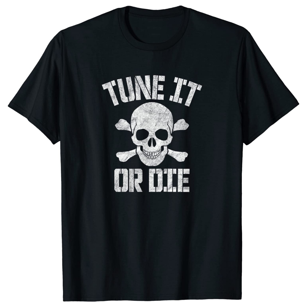 Tune IT OR DIE - Kaos Rock & roll Retro Vintage Gitar bass Kaos