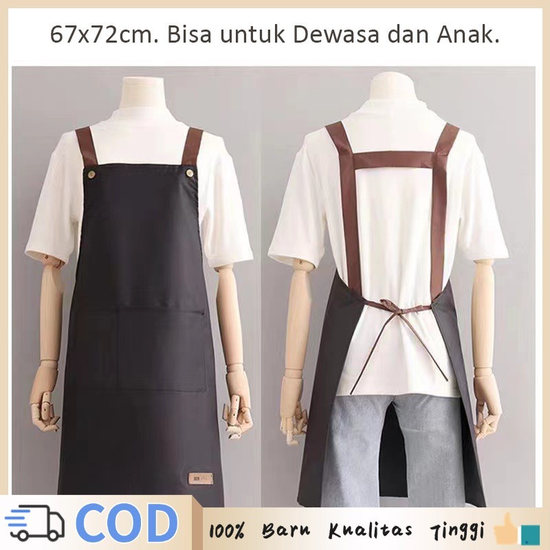 Celemek Kain Beraneka Warna Celemek Cafe Barista Apron Barista Premium Apron Celemek Barista Celemek