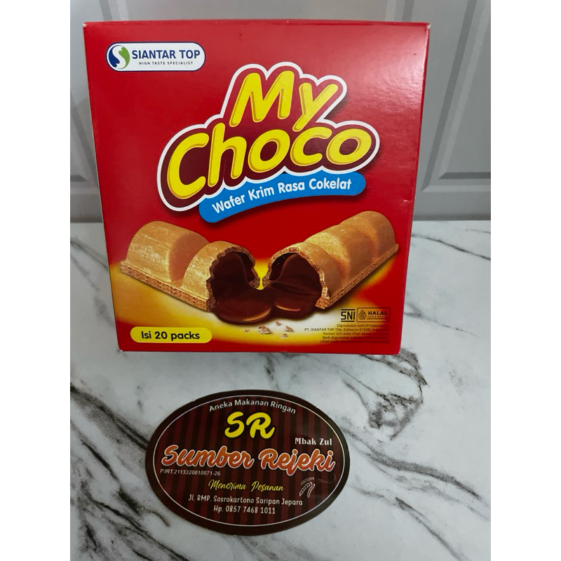 

MY CHOCO WAFER KRIM RASA COKLAT ISI 20 PACKS