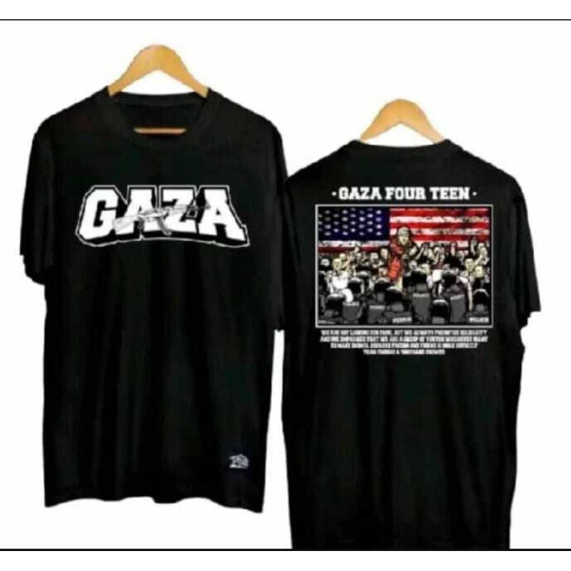 KAOS GAZA FOUR TEEN//T-SHIRT NEW GAZA