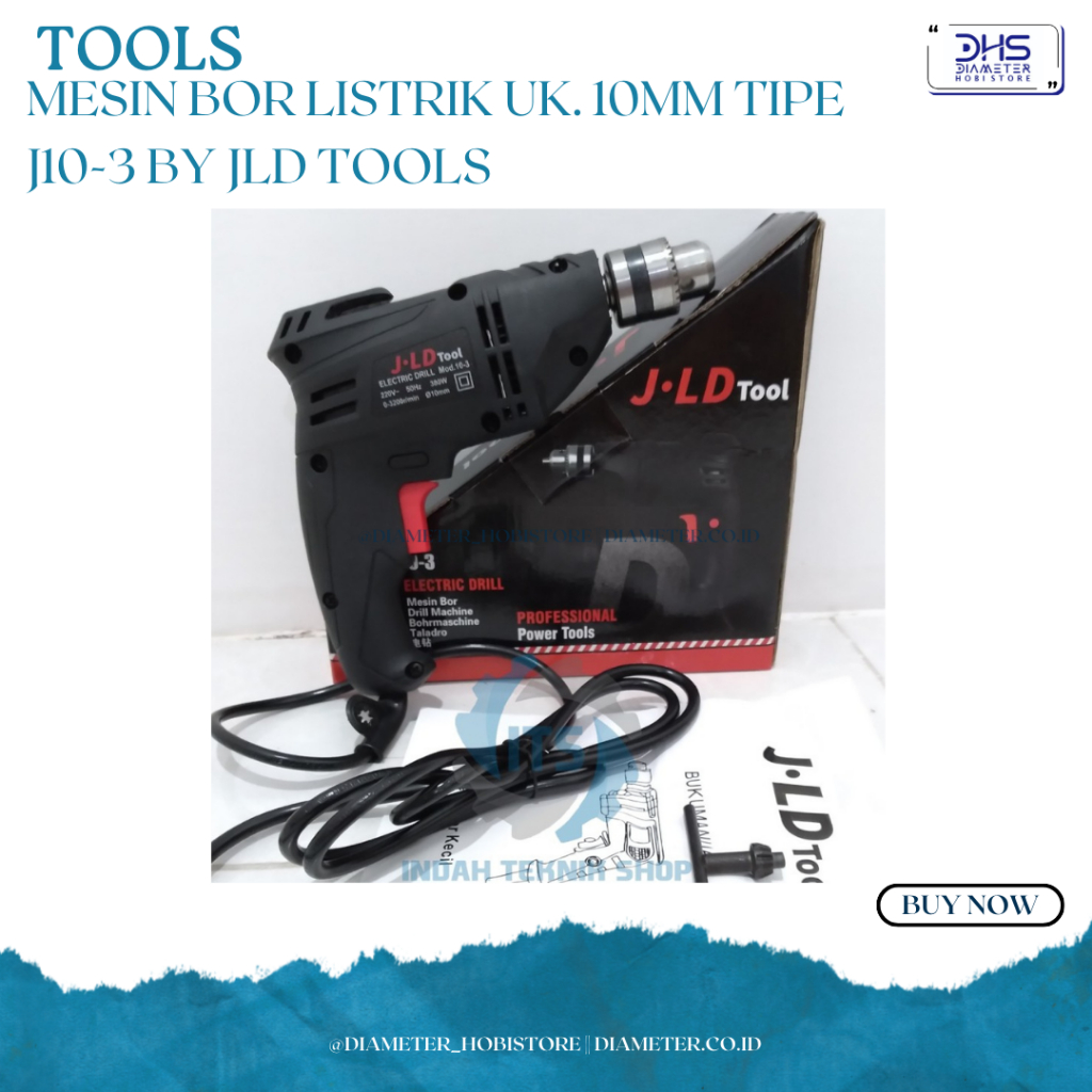 MESIN BOR LISTRIK UK. 10MM TIPE J10-3 by JLD Tools