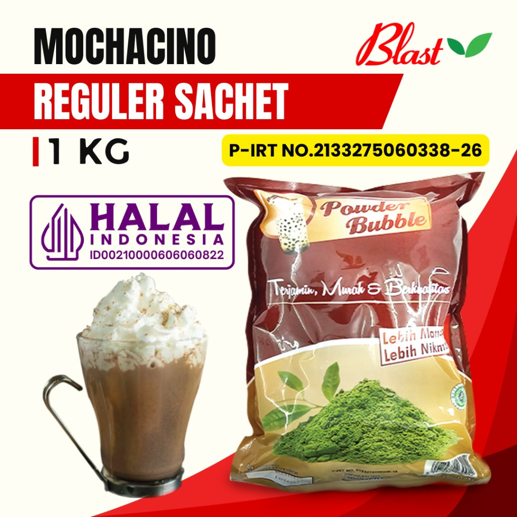 

Bubuk MOCHACINO 1 KG - Bubuk Minuman Rasa Moccacino Coffee - MIX Creamer + Gula / Powder Drink