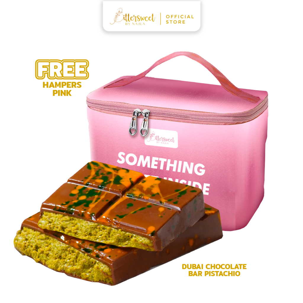 

[ FREE TAS PINK ] DUBAI CHOCOLATE BAR PISTACHIO