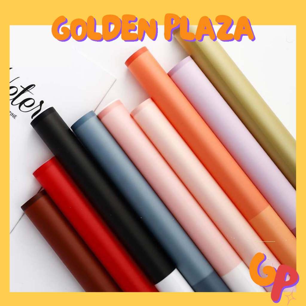 

Flower Wrapping Cellophane Paper Buket Two Color List Kertas Buket Bunga KB6024