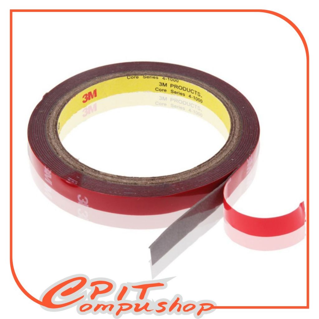 

Double Tape Busa Foam Solasi Busa 10mm Perekat Lakban