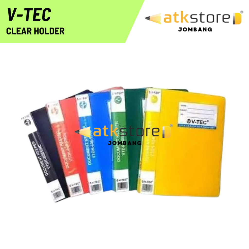 

Clear Holder / Display Book / Document Keeper VTEC vt dk nc B5 20 40 60 80 Lembar - ATJ