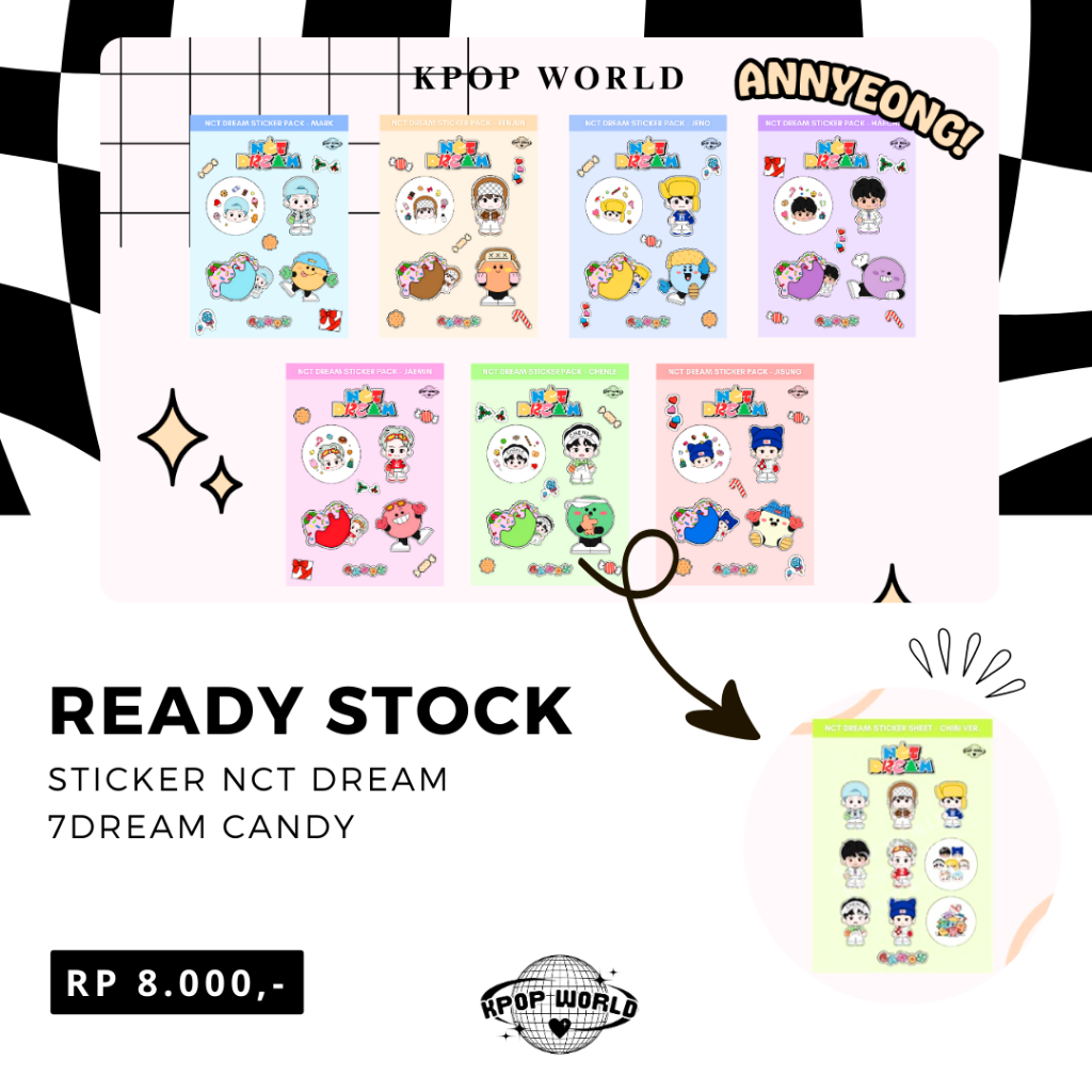 

KPOP WORLD | Sticker 7Dream Candy - NCT Dream