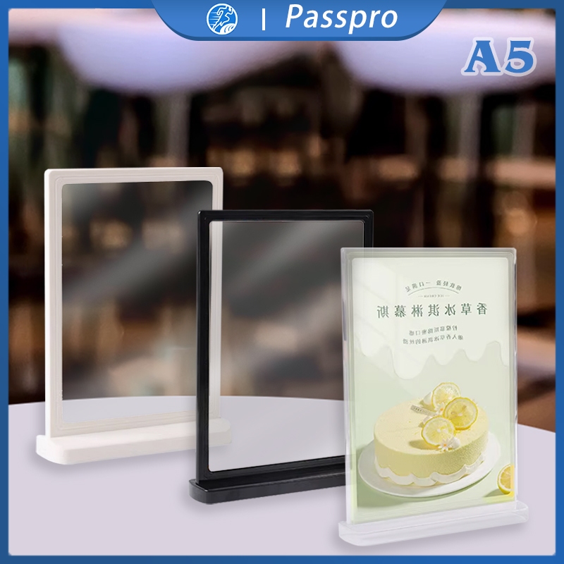 

CKS15 A5 Stand Akrilik Stand Menu Tempat Brosur Holder Menu Sn Holder Cafe Rumah Makan