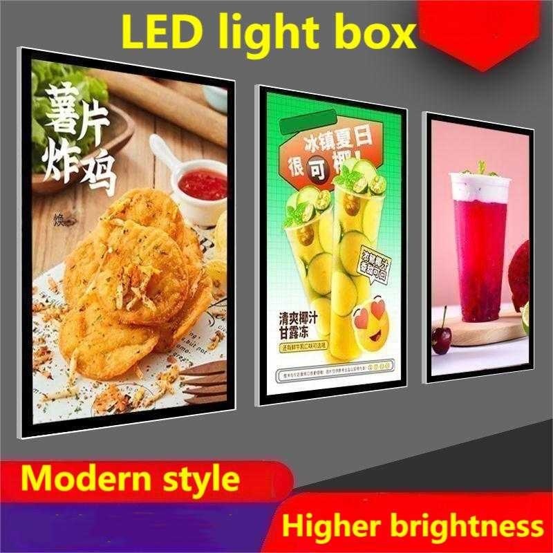 Slim Light Box Ultra Thin Light Box LED Frame Banner Advertising