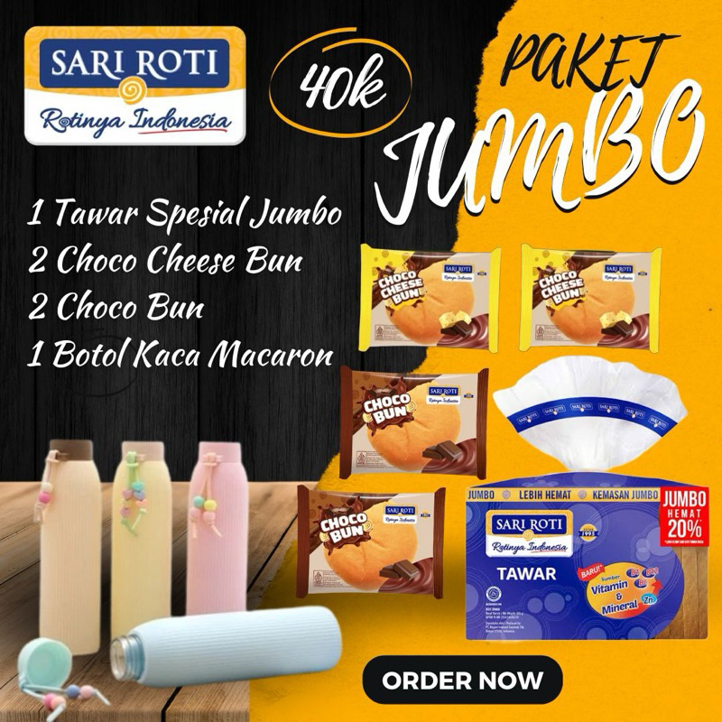 

Paket Jumbo SARI ROTI