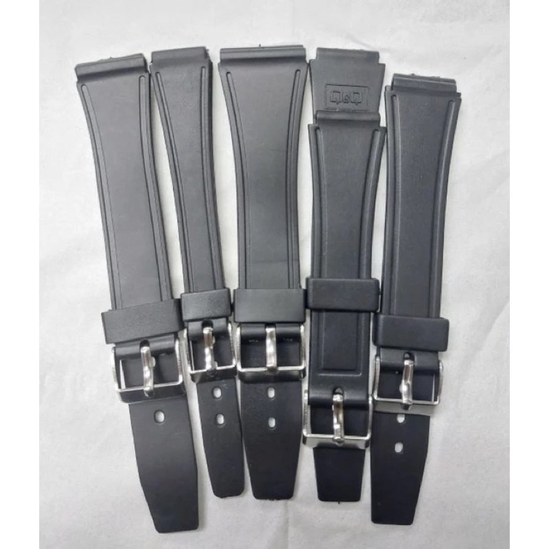 strap tali jam tangan model QnQ QQ kepala plastik ukuran 12mm-14mm-18mm buckle stainless steel