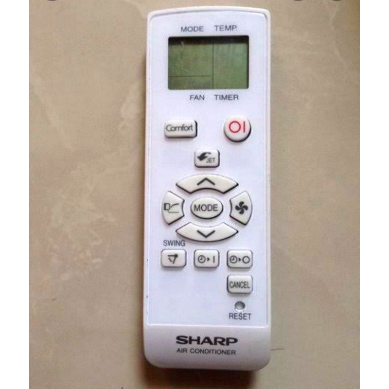 remote AC split Sharp Thailand jenis freon R32 orisinil
