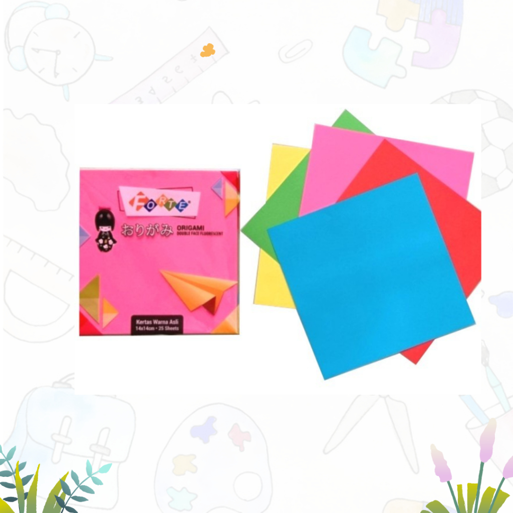 

Kertas Lipat Kertas Origami Double Face 14x14 25 Sheet