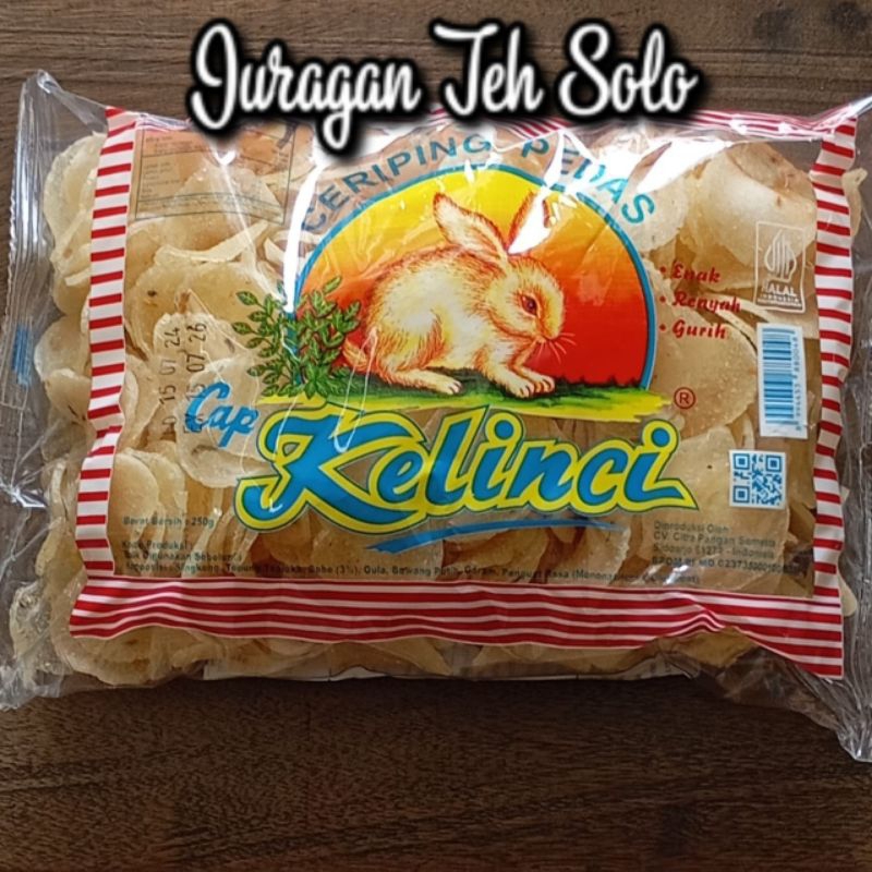 

CERIPING OPAK PEDAS CAP KELINCI / KERUPUK SINGKONG PEDAS / KERUPUK PEDAS / CERIPING PEDAS CAP KELINCI; Berat 250g