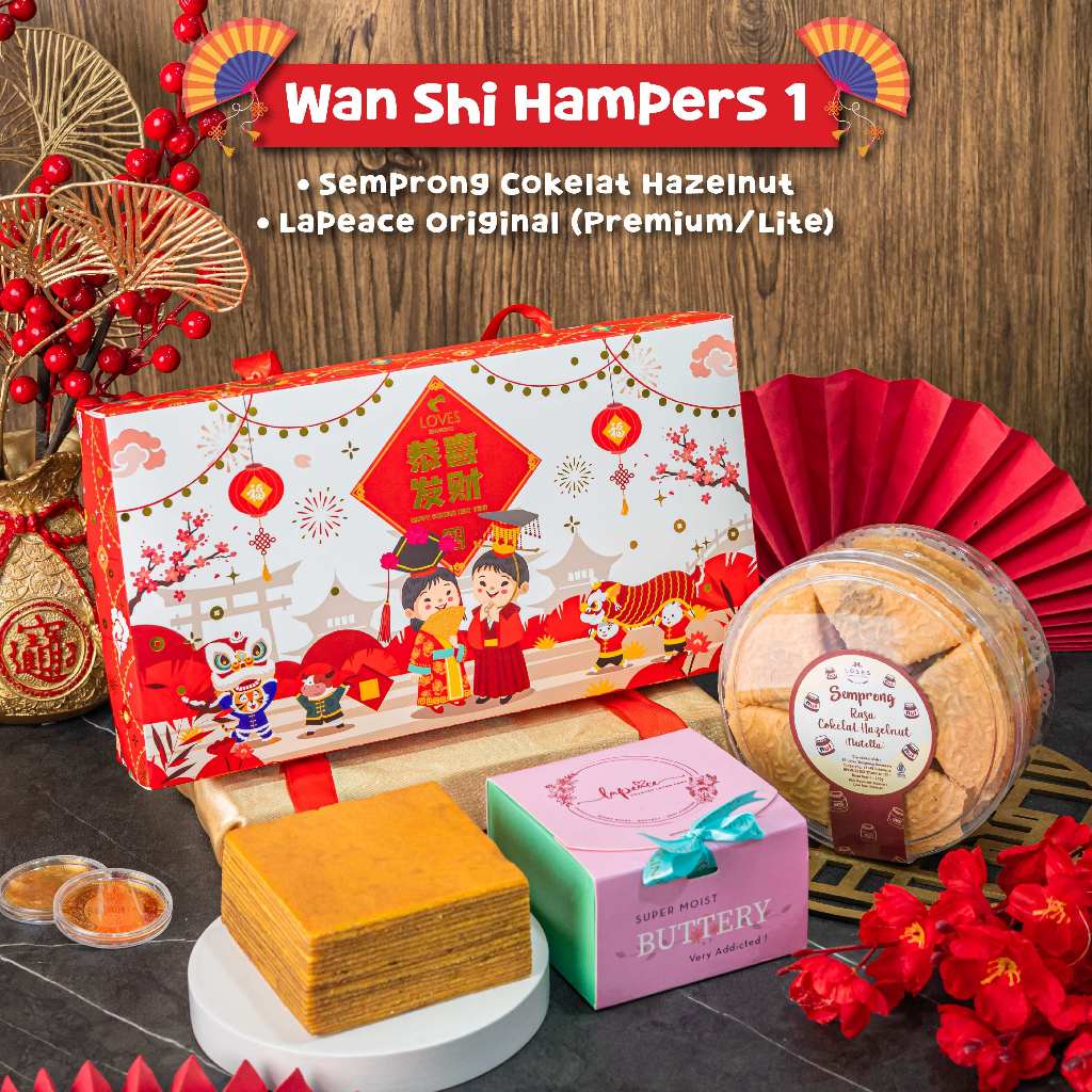 

Hampers Imlek CNY Loves Semprong X Lapeace (Lite / Premium)