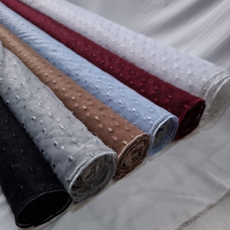 kain bahan tile bordir premium/tile dot