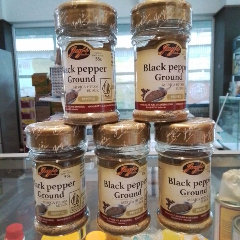 

Jay's Black Pepper Ground Merica Hitam Bubuk 55g