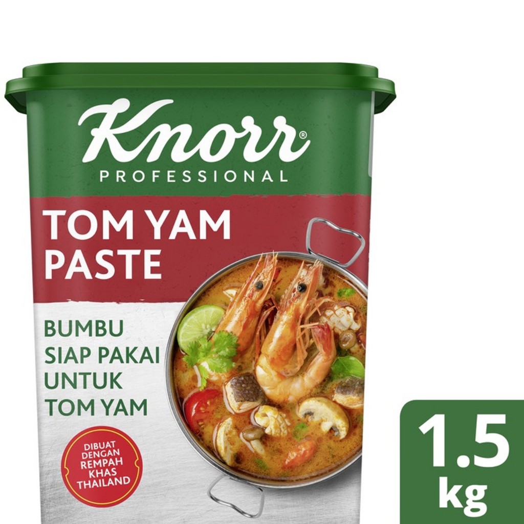 

Knorr Tomyam Paste Bumbu Masak Kaldu Tom yum 1.5 Kg