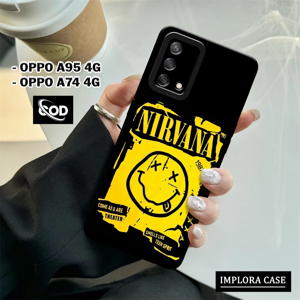 Case OPPO A95 4G / A74 4G Case BAND IMPLORA CASE Casing OPPO A95 4G / A74 5G Softcase Pro Camera OPP