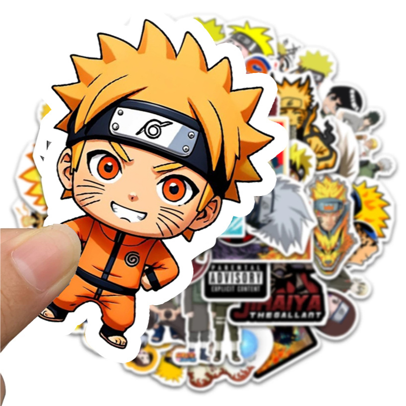 

Stiker Kartun Naruto Sticker WaterProof Premium isi 12 pcs