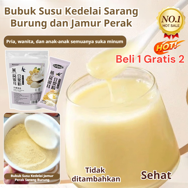 

✨Beli 1 gratis 2✨Susu Kedelai/Susu Bubuk Kacang Kedelai/Melilea Susu Kedelai/Susu kedelai instan/Sarapan siap santap/Muslim/Sarapan kaya protein/Sarapan untuk mengurangi lemak+Pengiriman 24 jam