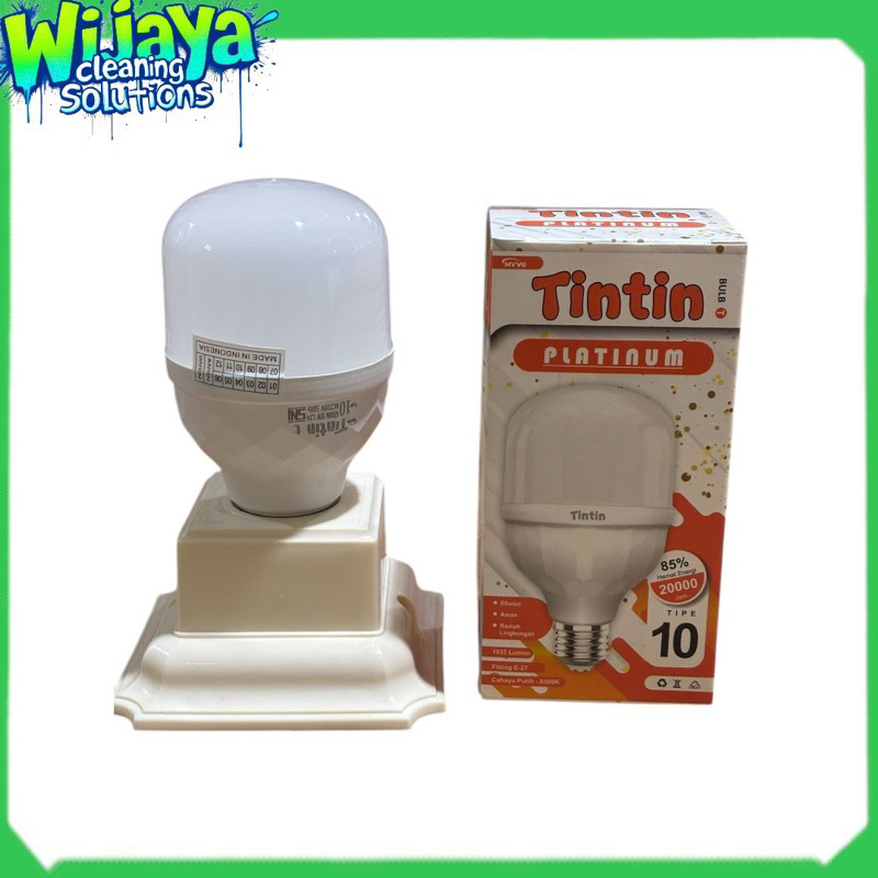 Tintin Lampu Led Kapsul Platinum 10 watt Garansi 1 Tahun