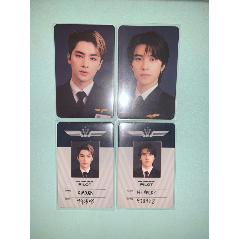 PHOTOCARD OFFICIAL XIAOJUN HENDERY PILOT WAYV AHENG SG22 NCT ID PHOTOPACK