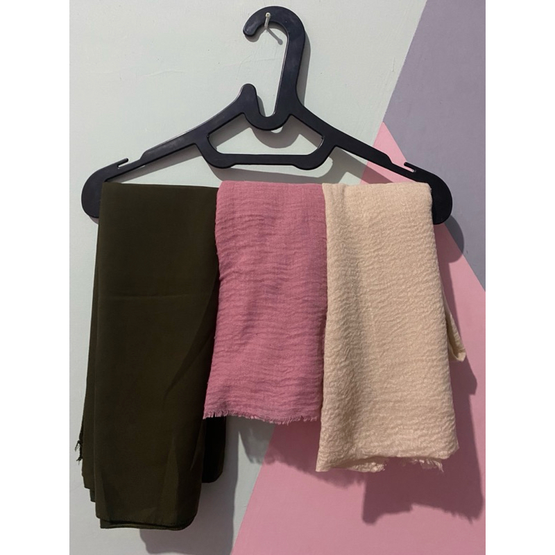 Hijab Paris, Azara, pashmina crinkle, pashmina ceruty