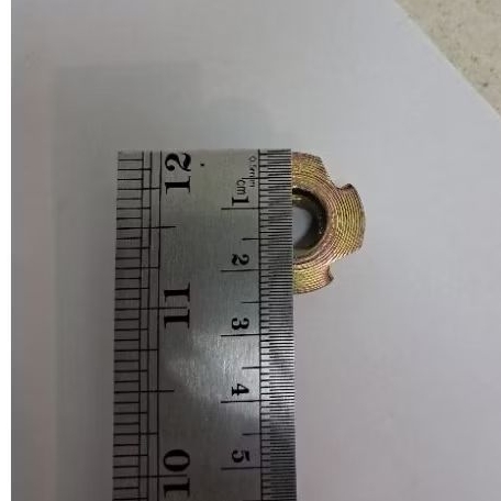 Tnut m10 kuning mur cakar 10 mm baut 17