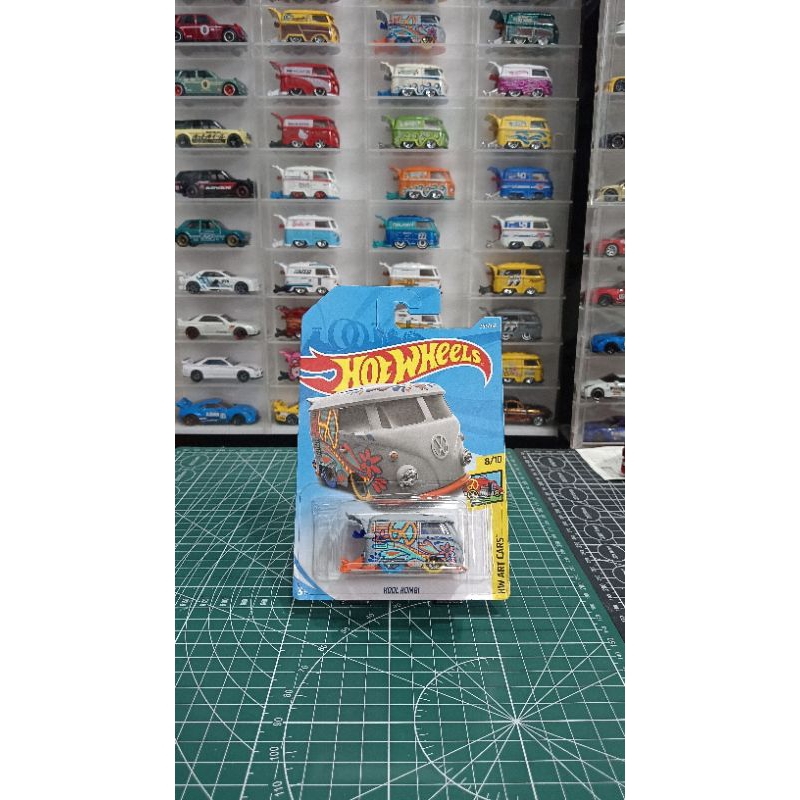 Hotwheels Kool Kombi Art abu abu