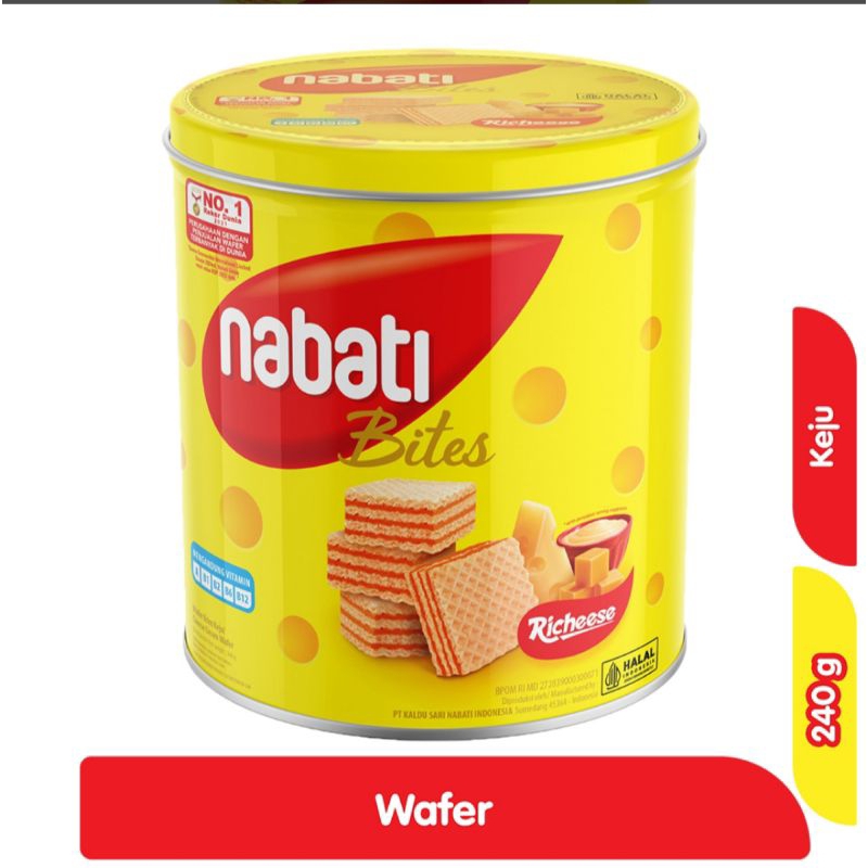 

Nabati Bites Richeese Wafer 240g