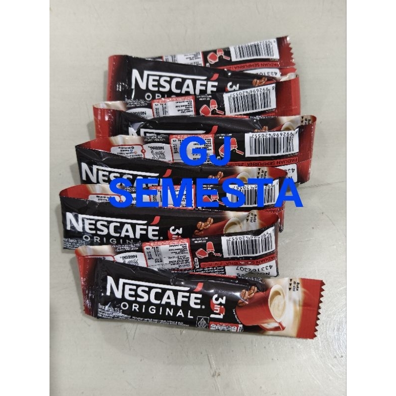 

NESCAFE 3 IN 1 ORIGINAL 10 sachet X 17.5Gr