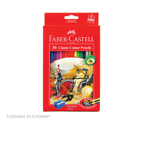 

Faber Castell Classic Colour Pencils / Pensil Warna / 1 SET / 36 L