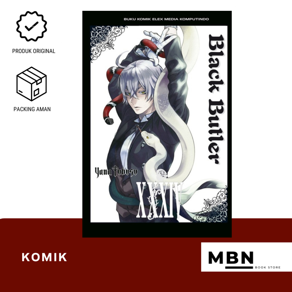 Komik seri BLACK BUTLER 32/33/34 ori