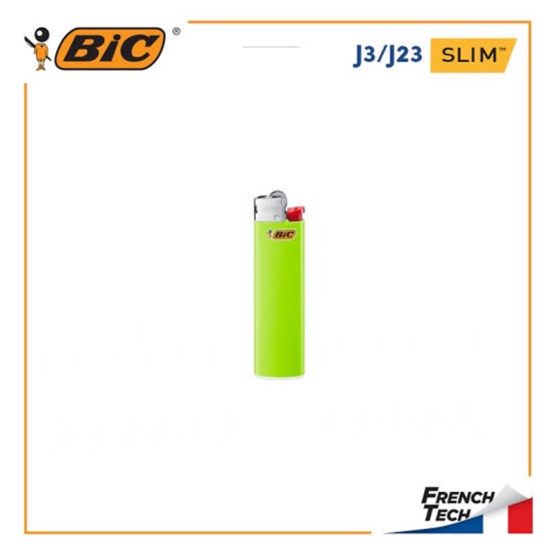 Korek Api BIC Gas Lighter J3 Slim - Green