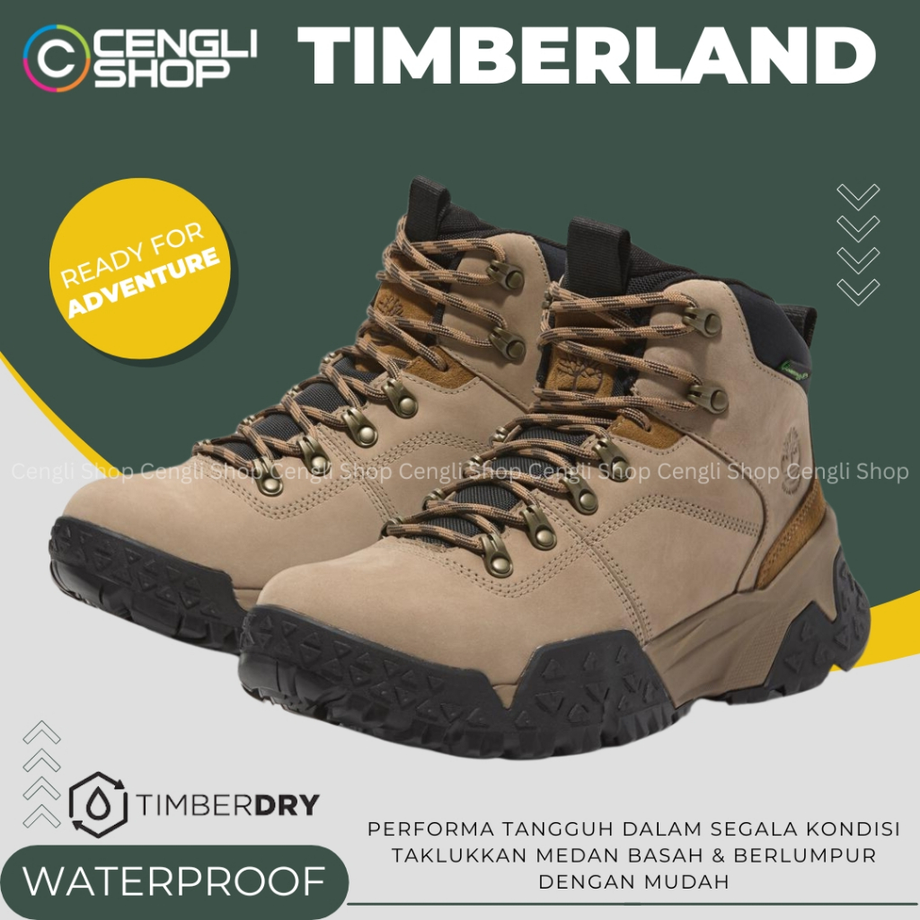 TM88 SEPATU GUNUNG TIMBERLAND PRIA ORIGINAL/SEPATU TIMBERLAND TRAIL HIKING CLIMBING OUTDOOR SHOES