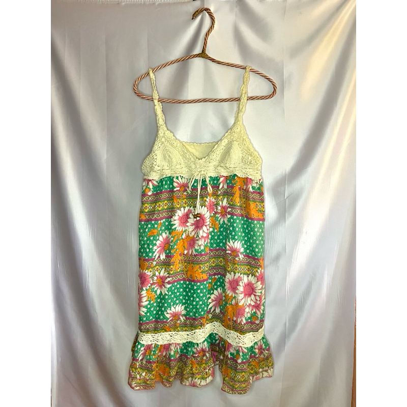 V Neck Dress Crochet Bali